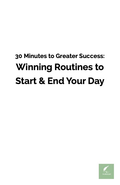 30 Minutes to Greater Success
