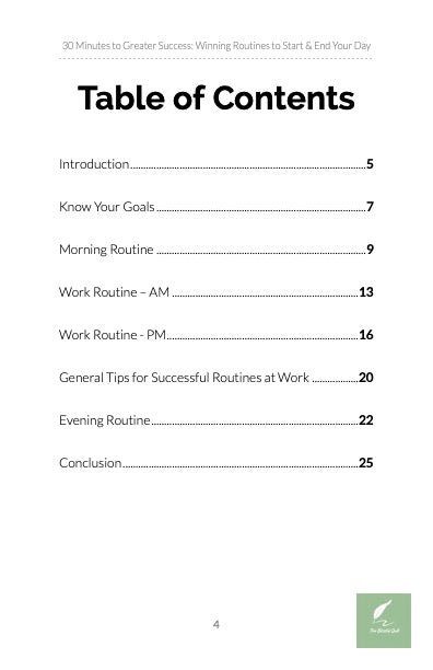 30 Minutes to Greater Success