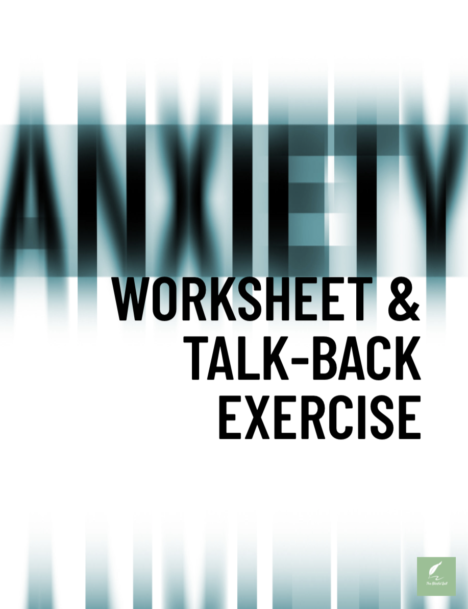 Anxiety Handbook & Worksheet Bundle
