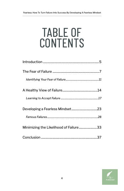 Fearless - How to Turn Failure into Success by Developing a Fearless Mindset