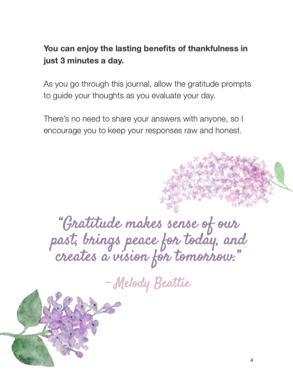 Gratitude Journal Vol.1