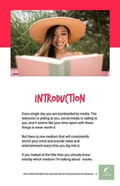 How to Write and Publish Your Own Book w/worksheet