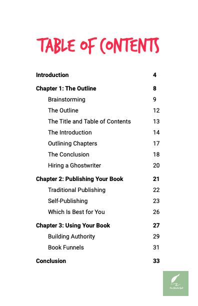 How to Write and Publish Your Own Book w/worksheet