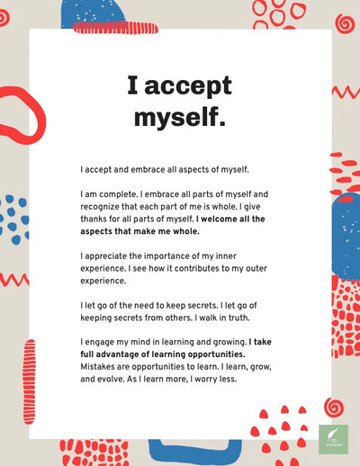 I Accept Myself