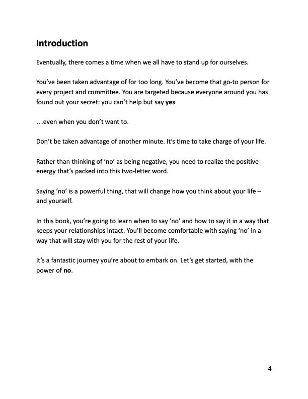 Learn When to Say No Bundle