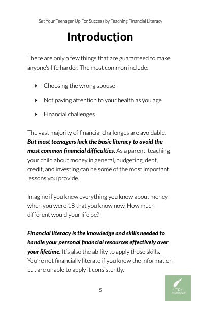 Set Your Teenager Up For Success