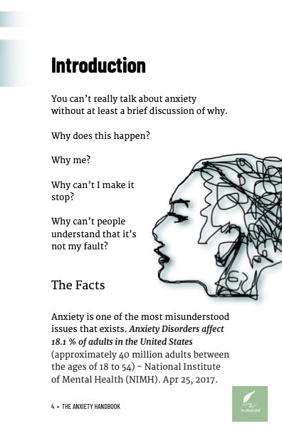 Anxiety Handbook & Worksheet Bundle